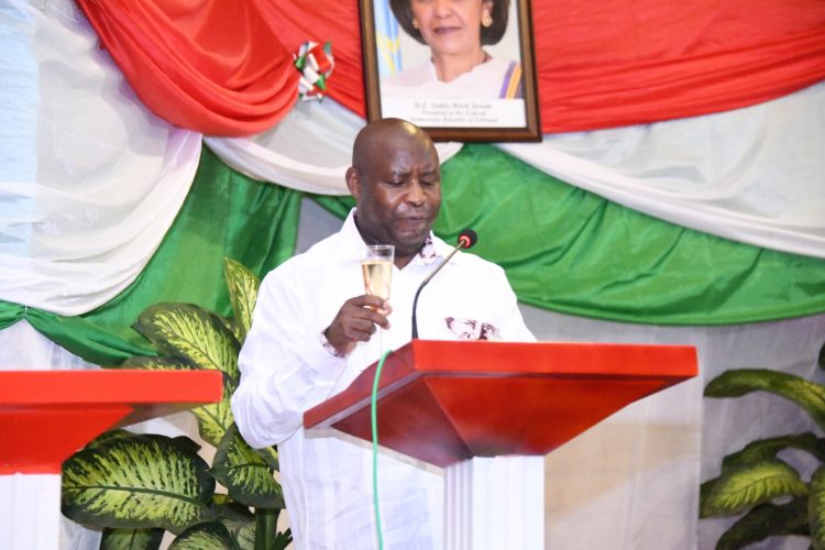 Ijambo Nyenicubahiro Evariste Ndayishimiye ashikirije  ariko arazimana mugenziwe  Nyenicubahiro Sahle – Work Zewde, arongoye Repuburika Iharanira Demokarasi kandi Yunze ubumwe ya Etiyopiya