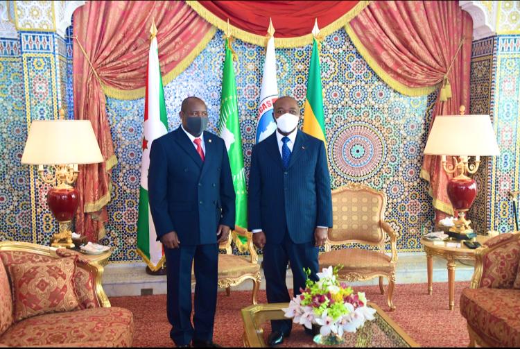 Umubonano wa Nyenicubahiro Ndayishimiye na mugenziwe Ali Bongo
